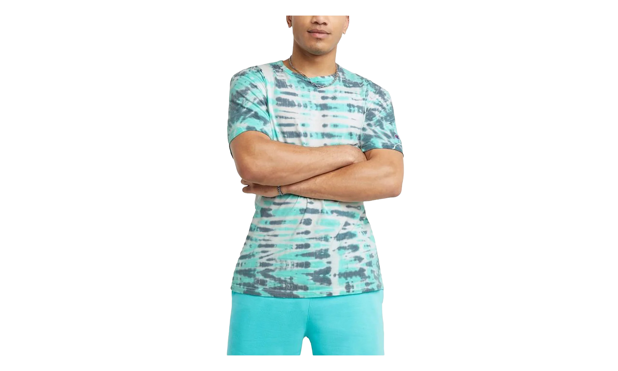 Lightweight T-Shirt "Wave Dye Trekking Grey" T3139 586529AJIJ
