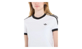 Originals 3-Stripes Slim Tee WMNS "White / Black" KD3683