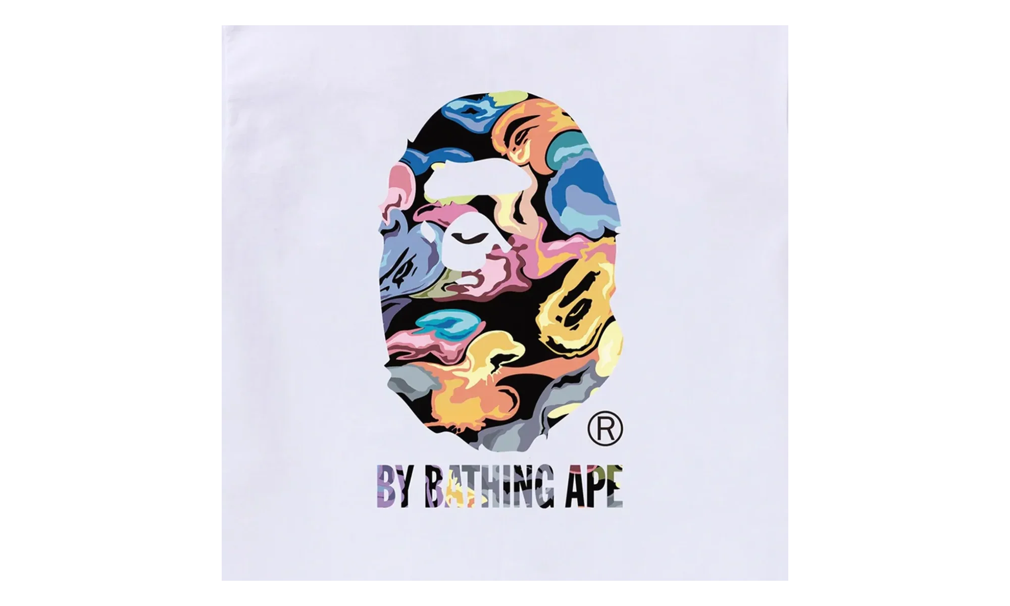 Art Camo By Bathing Ape Tee "White" 1L80 110 036 WHT
