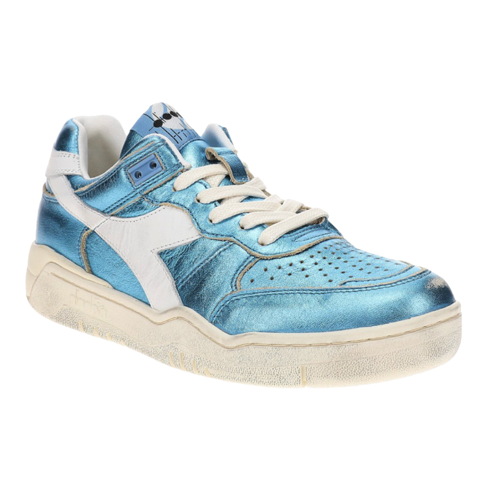 B.560 Metallic Lace Up Sneakers