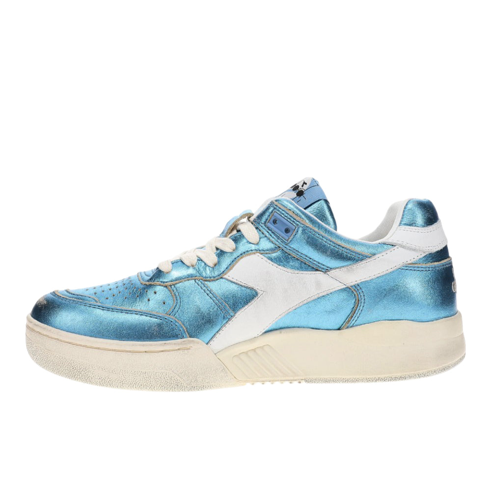 B.560 Metallic Lace Up Sneakers
