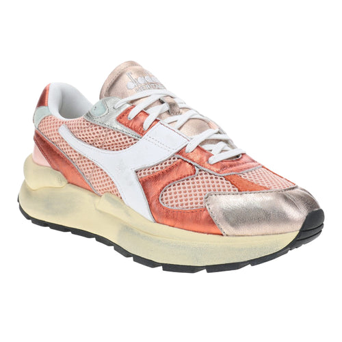 Mercury Elite Lam Used Metallic Lace Up Sneakers