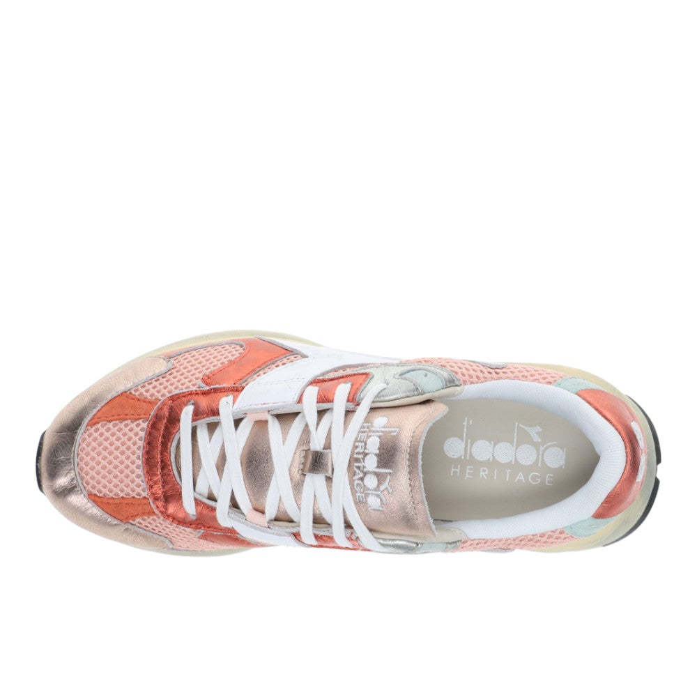 Mercury Elite Lam Used Metallic Lace Up Sneakers
