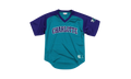 NBA Final Seconds Mesh V-Neck Shirt "Charlotte Hornets - Teal" BA87OQ CHO T JXT