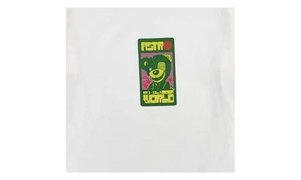 Astrofest Scare Bear T-Shirt "White" TSUC65