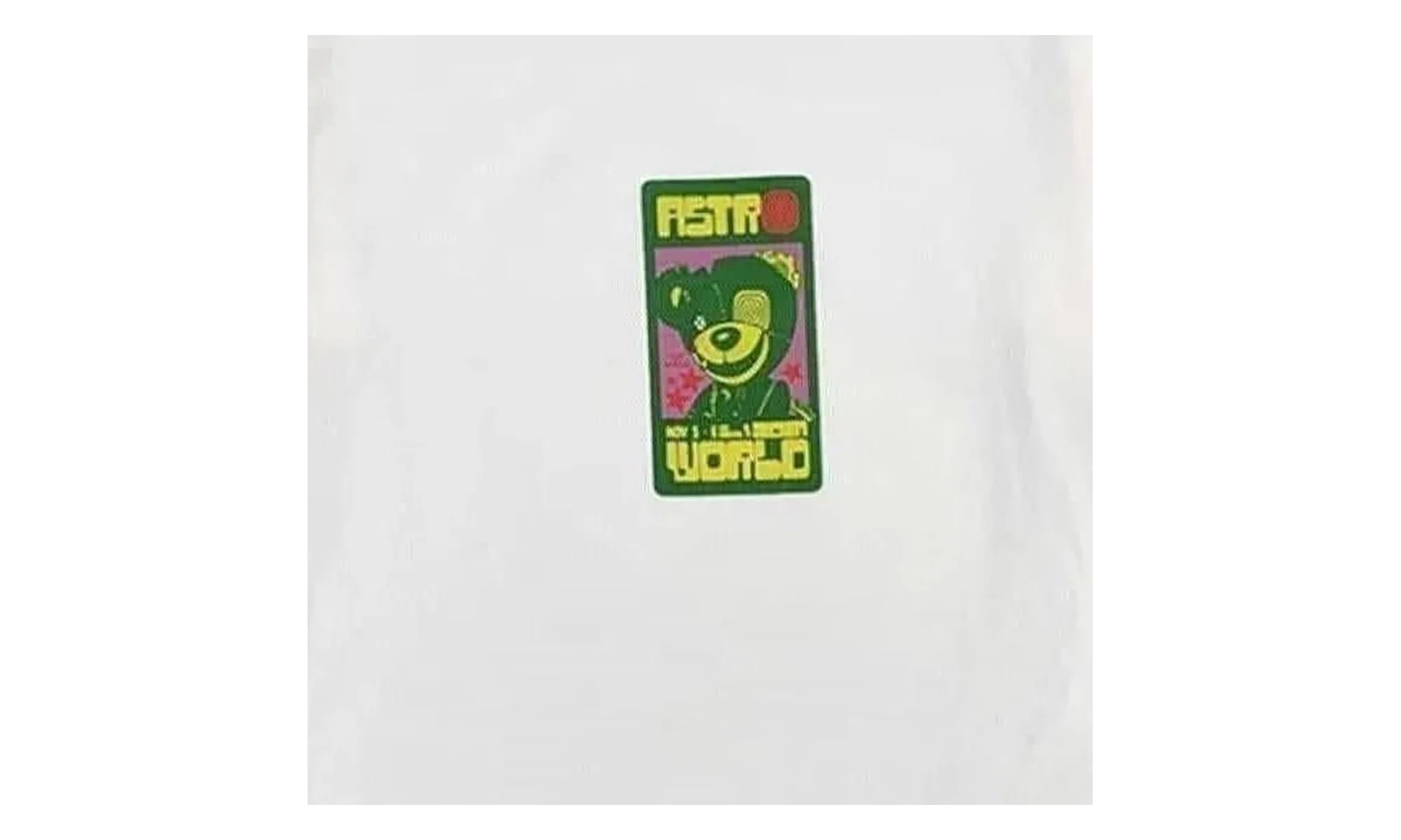 Astrofest Scare Bear T-Shirt "White" TSUC65