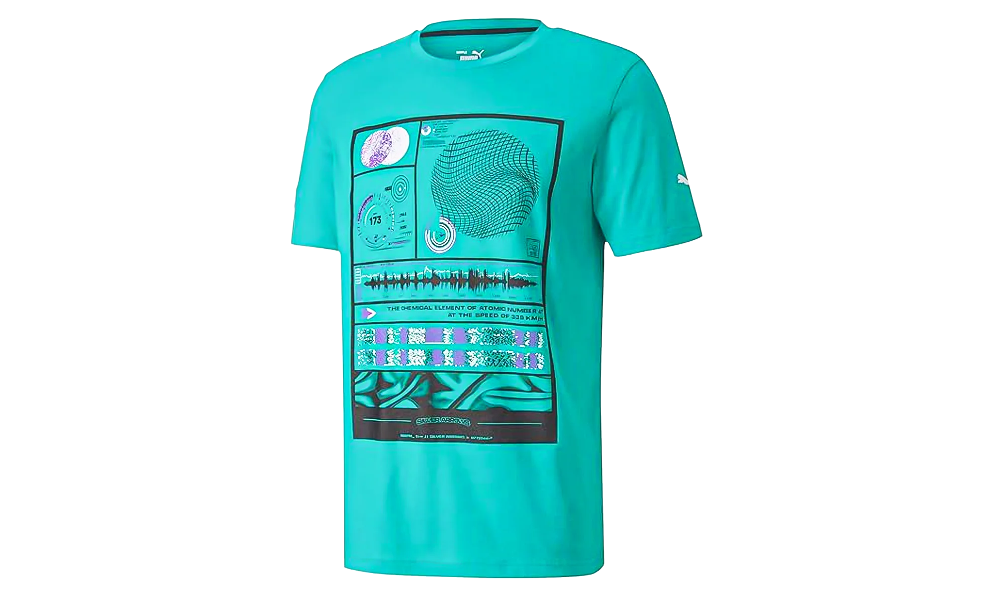 MAPM GRAPHIC TEE "Green" 598041 05