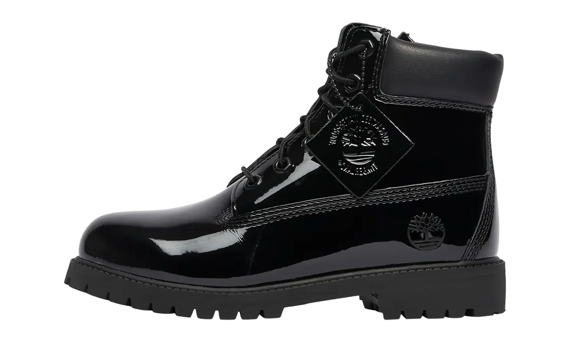 6-Inch Premium Waterproof Boots GS "Black Patent Leather" TB0A6BETEL6