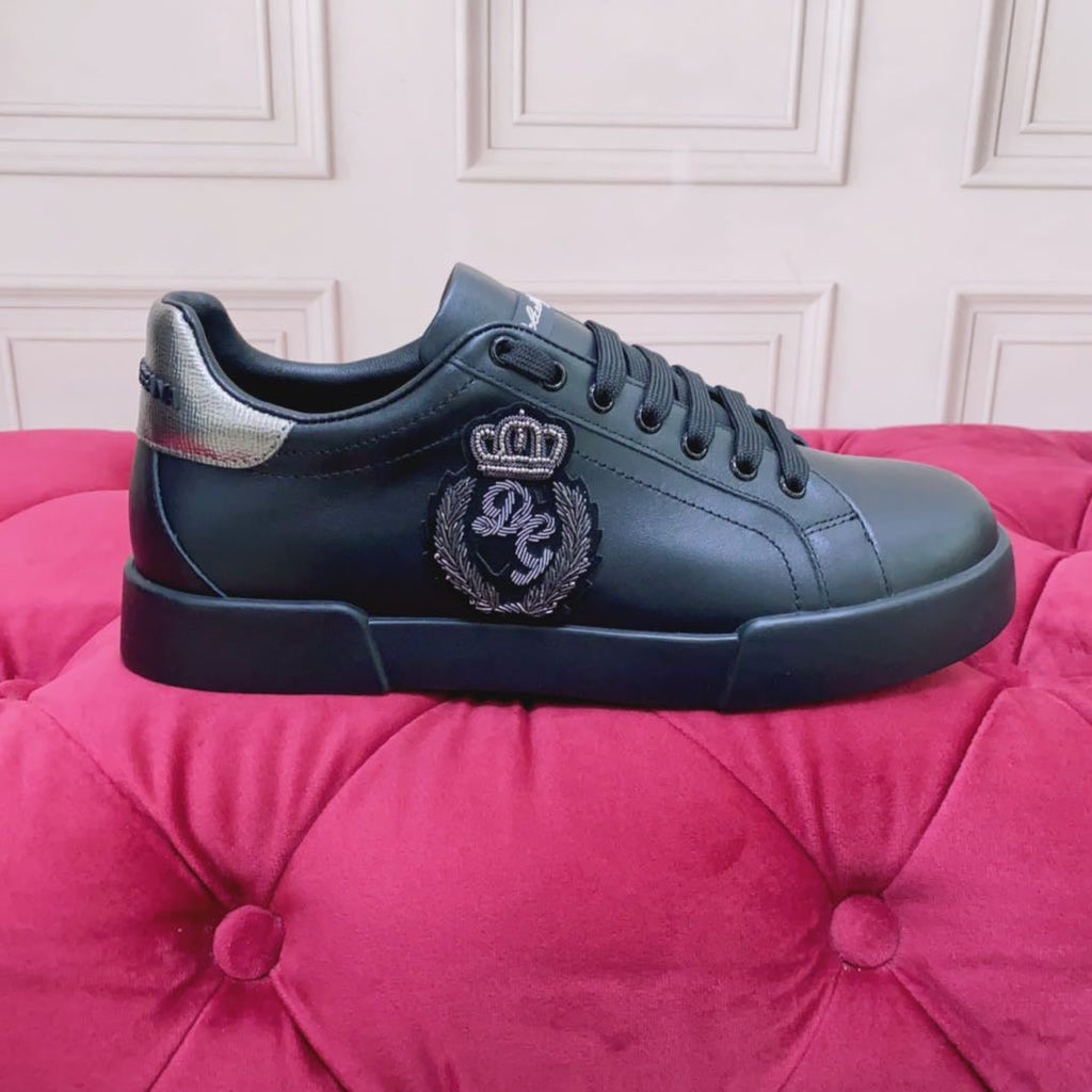Portofino Crown Patch Black