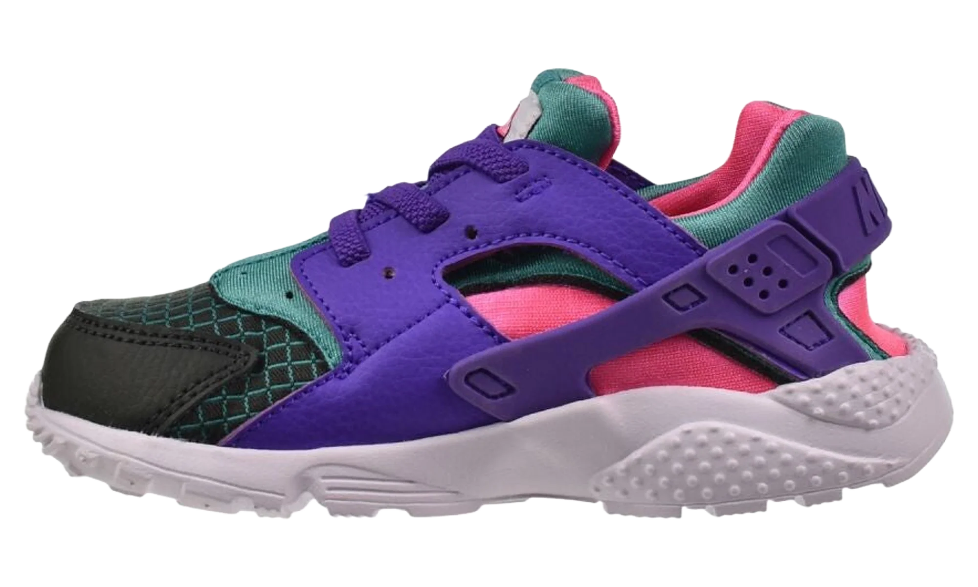 Huarache Run Now TD "Outdoor Green Hyper Grape" BQ7098 300