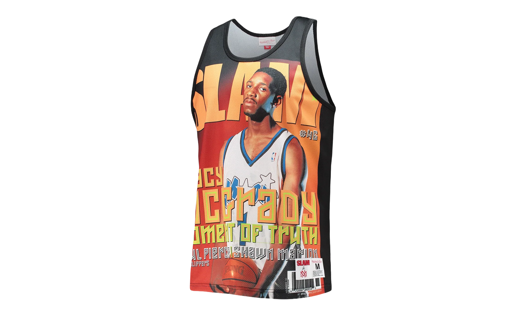 Slam Sublimated Tank "Tracy McGrady" TMTK3448-OMAYYTMCBLCK_S