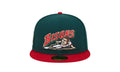 Chew Buffalo Bisons 59FIFTY Fitted Hat "Big League -Green" 60507011
