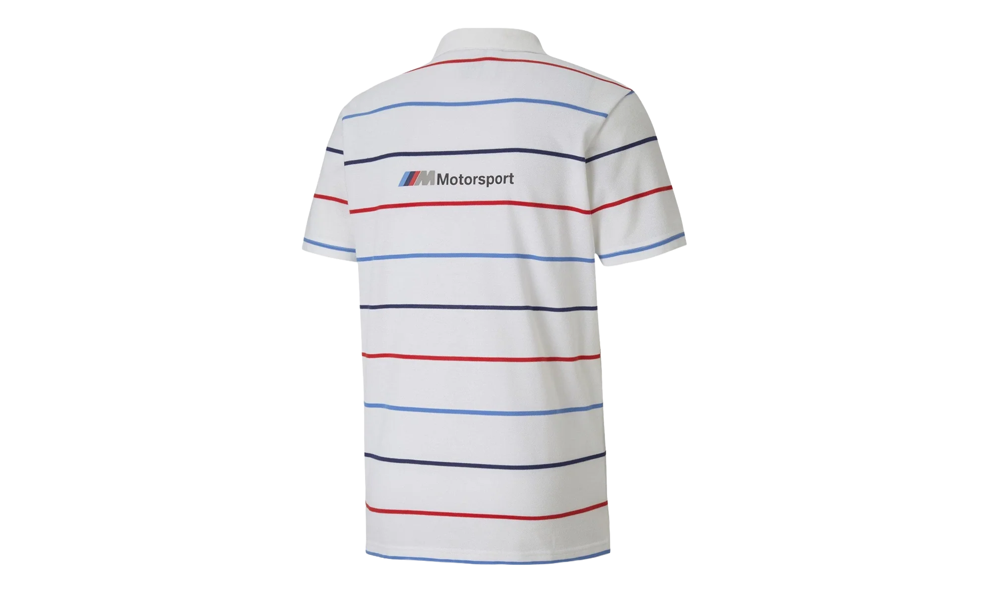 BMW Motorsport Striped Polo "White" 596100 02