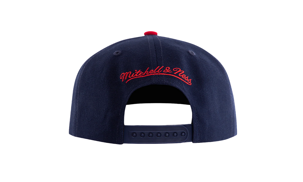 NBA Hardwood Classics Team 2 Tone 2.0 Snapback Cap "Brooklyn Nets - Navy / Red" HHSS3267 NJNYYPPPNYRD