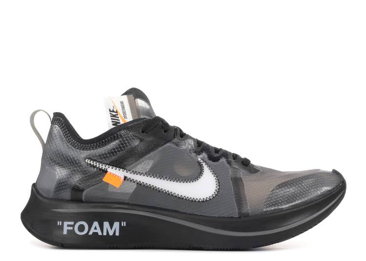 Zoom Fly Off White Black Silver