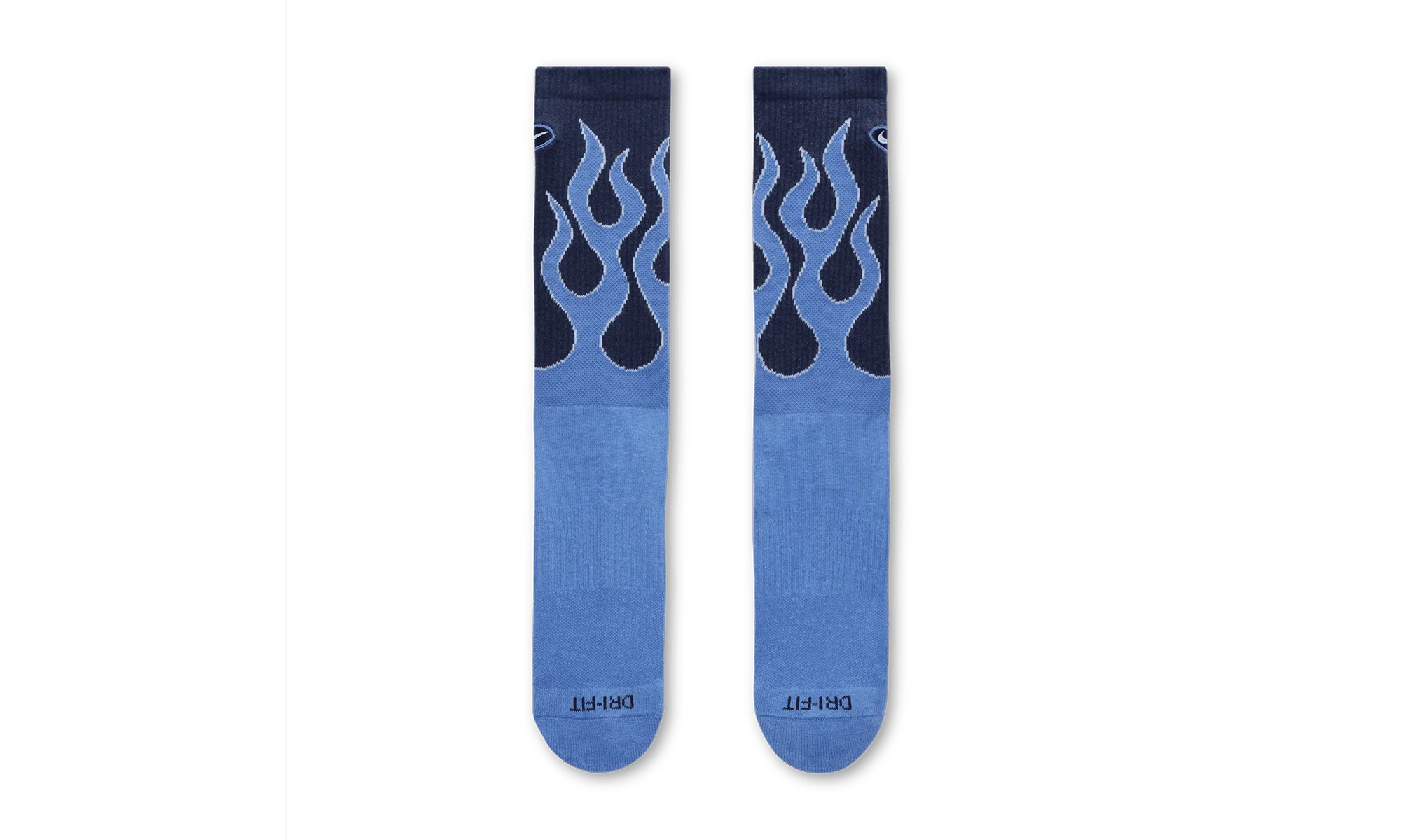 Everyday Plus Cushioned Crew Socks "Blue Flames - (1 Pair)" IB2285 410
