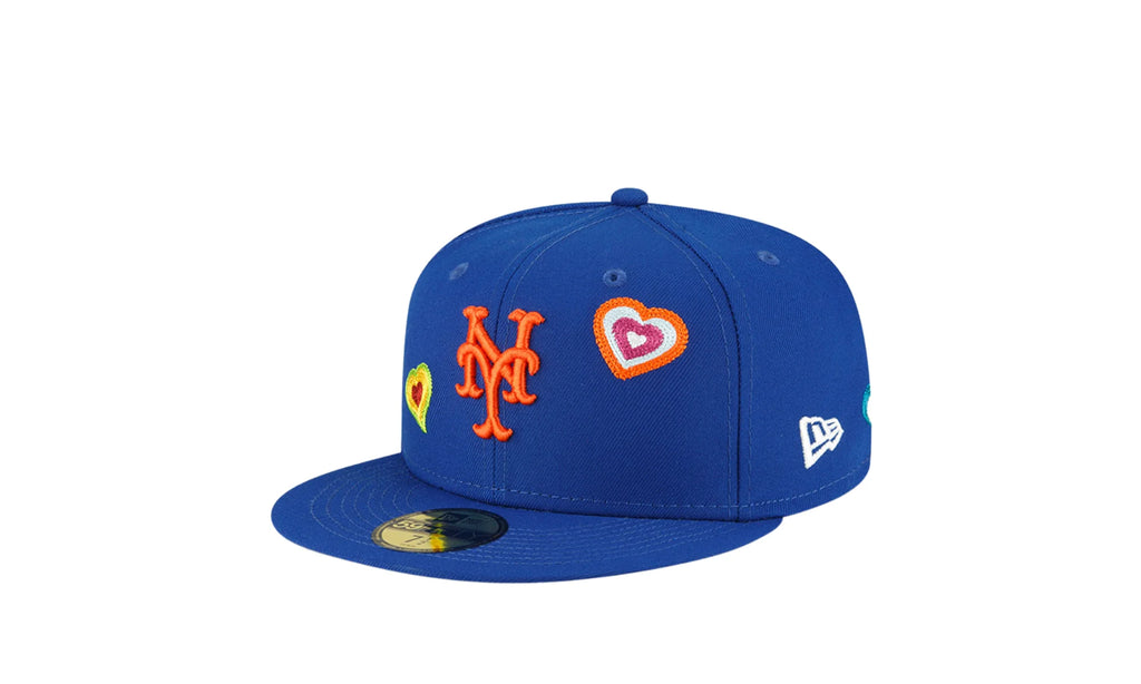 59Fifty MLB New York Mets C/S Hearts Fitted Hat "Blue" 60288226