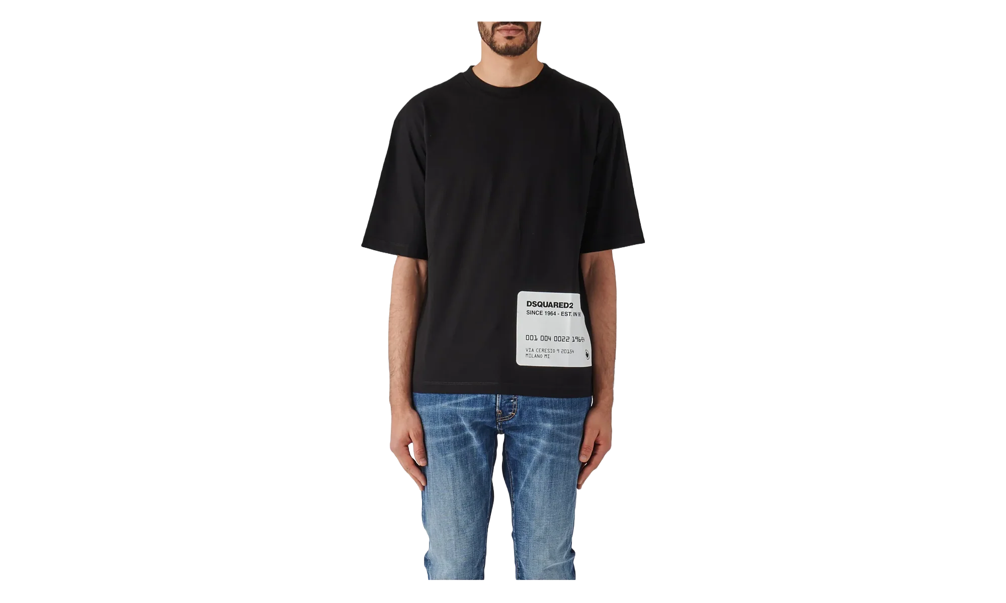Loose Fit T-Shirt "Black" S74GD1237S23009900