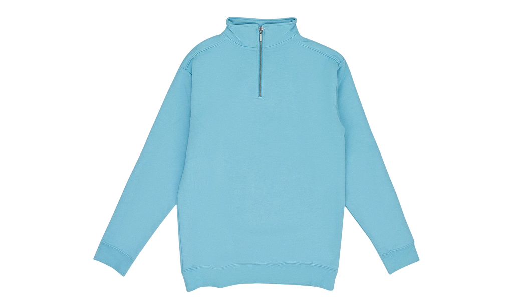 Quarter Zip Sweater "Baby Blue" SLR MTPS 0002