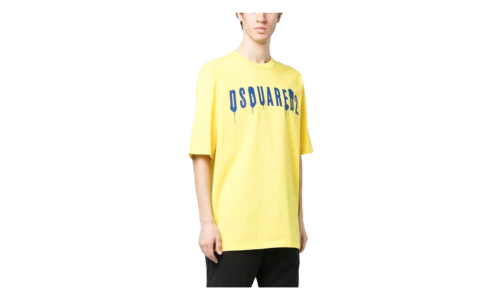Logo Print Crewneck T-Shirt "Yellow" S71GD1282S22427172