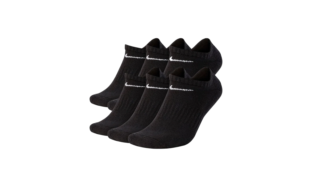 Everyday Cushioned Training No-Show Socks (6 Pairs) "Black / White" SX7675 010