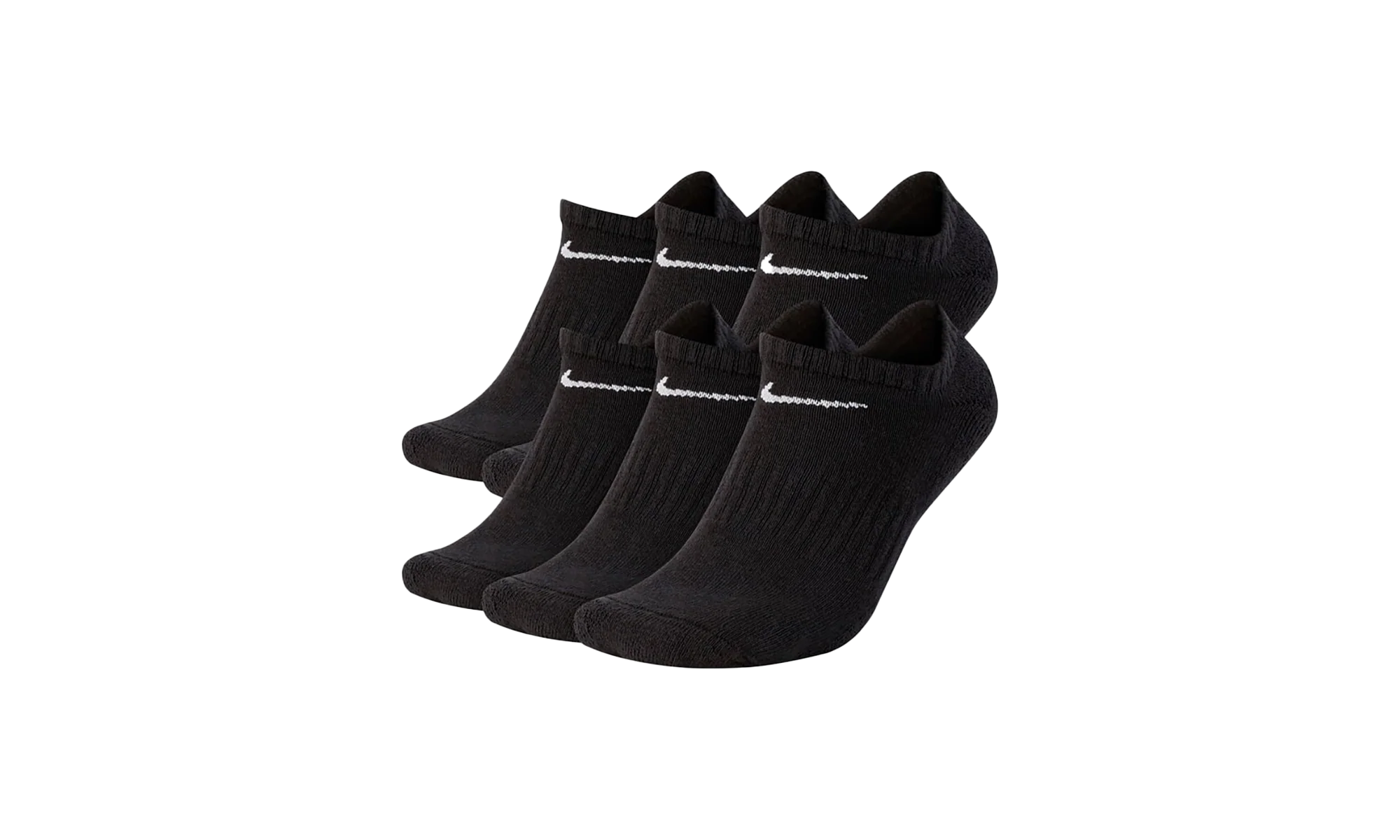 Everyday Cushioned Training No-Show Socks (6 Pairs) "Black / White" SX7675 010