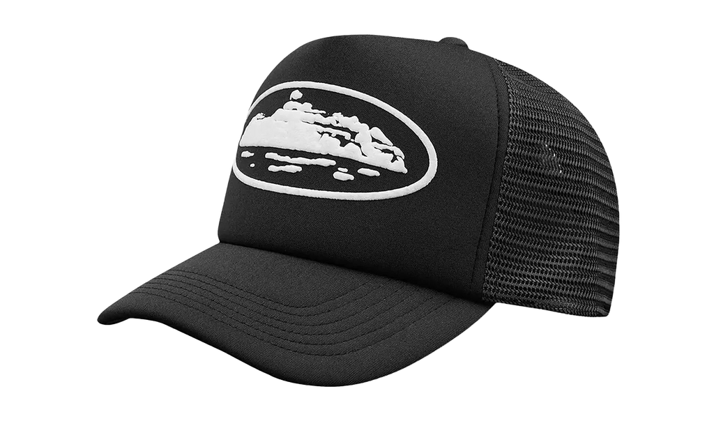 Island Puff Print Trucker Hat "Black" CO01