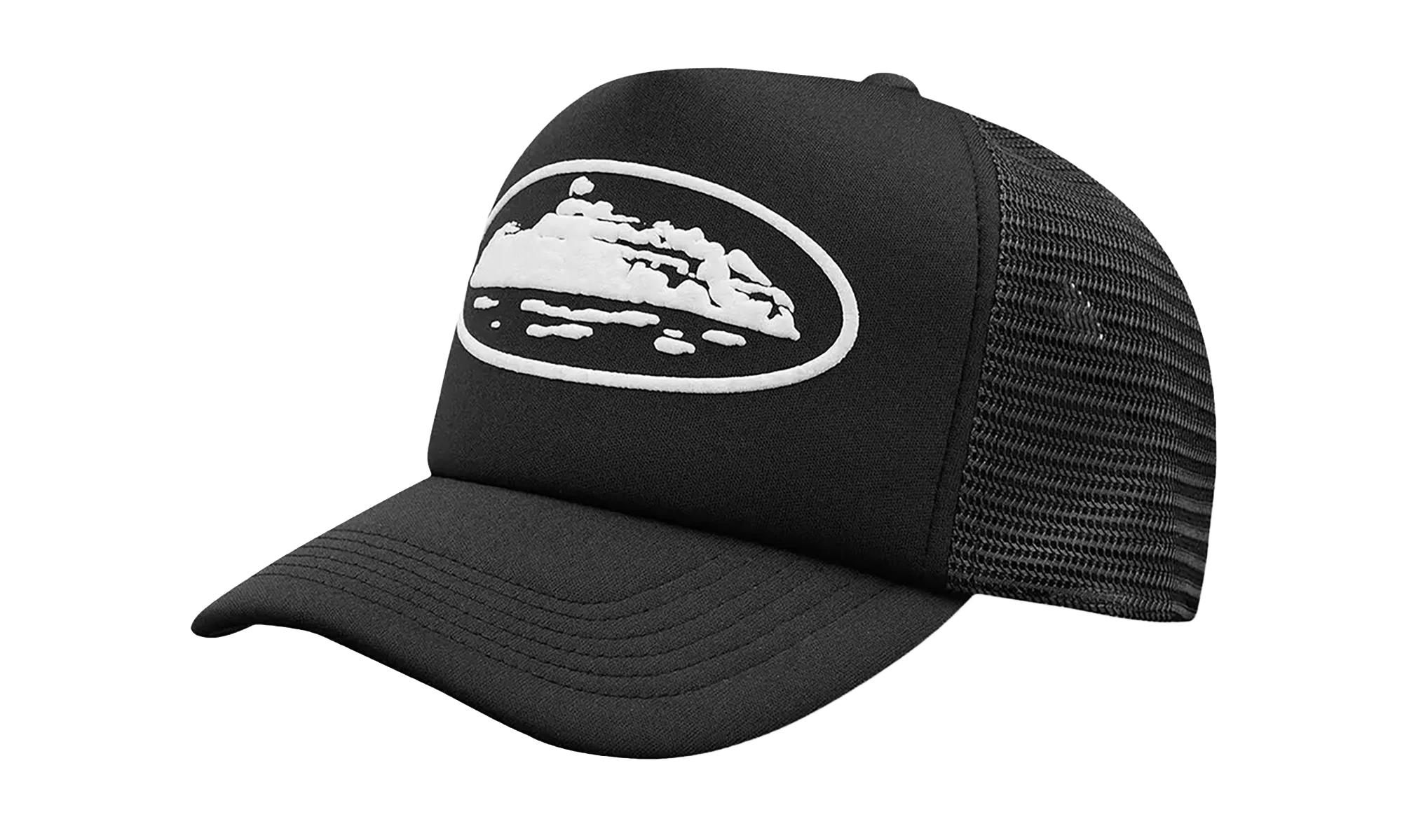 Island Puff Print Trucker Hat "Black" CO01