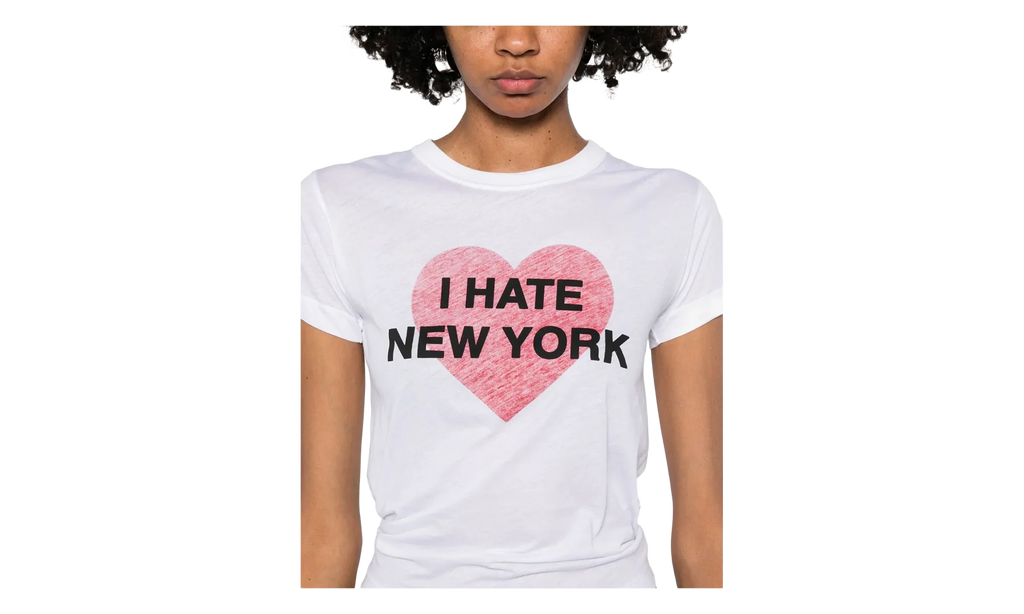 I Hate NY T-Shirt WMNS "White" VAQ10T004