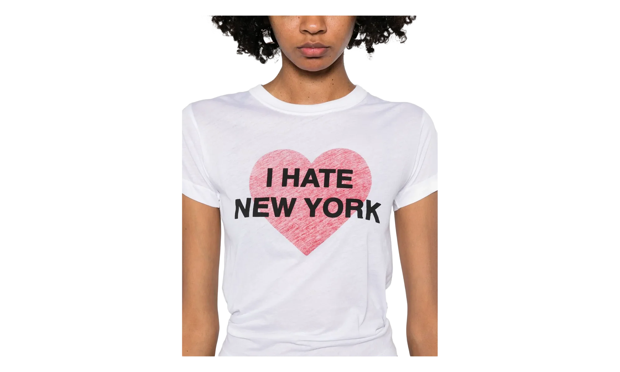 I Hate NY T-Shirt WMNS "White" VAQ10T004