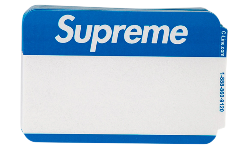 Name Badge Stickers "FW20" SU9292