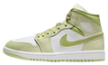 Jordan 1 Mid WMNS "Olive Aura Lawn" BQ6472 302