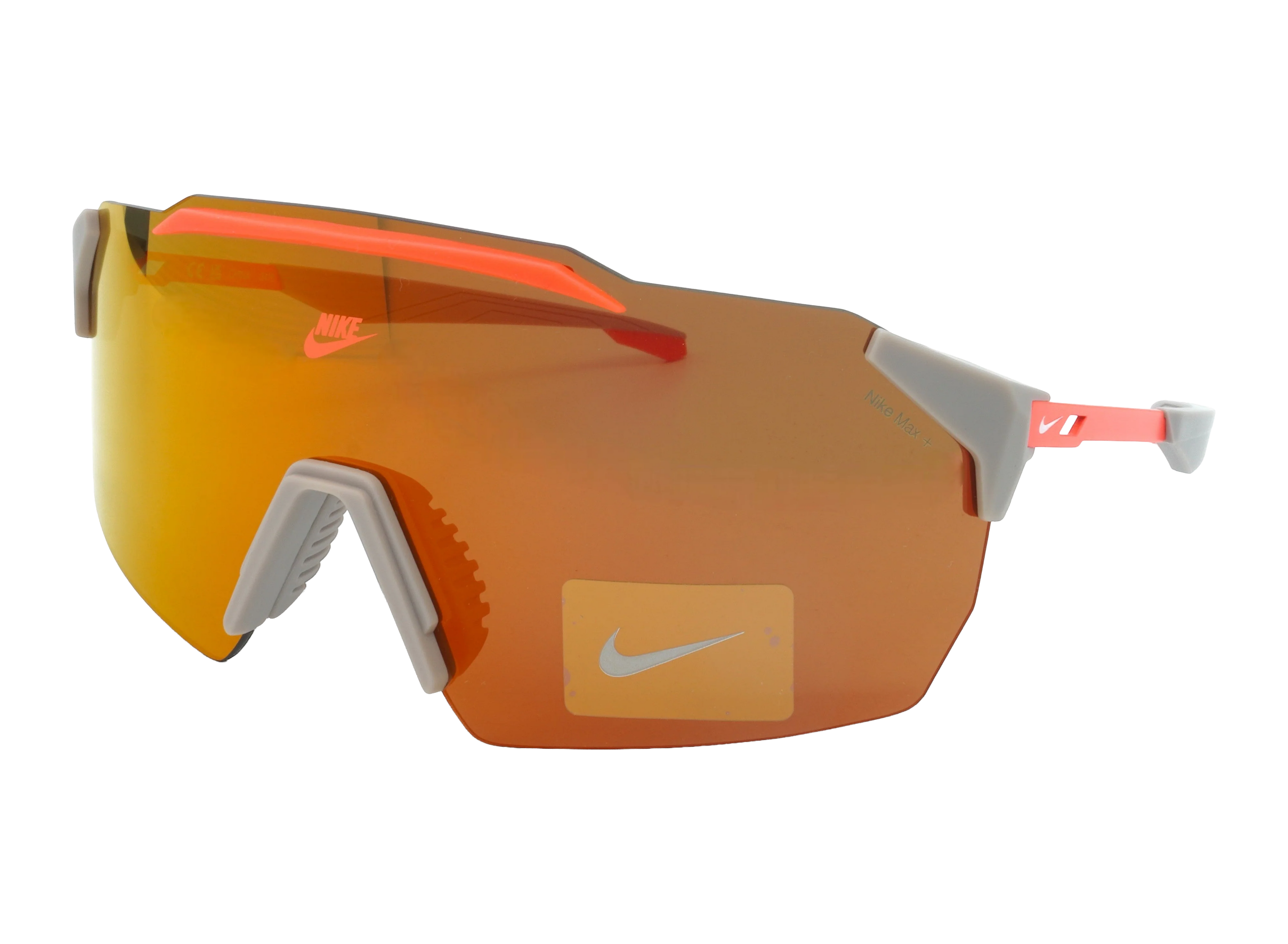 Limitless Shield Mirrored Sunglasses "College Grey / Orange Mirror" IB3521X 009