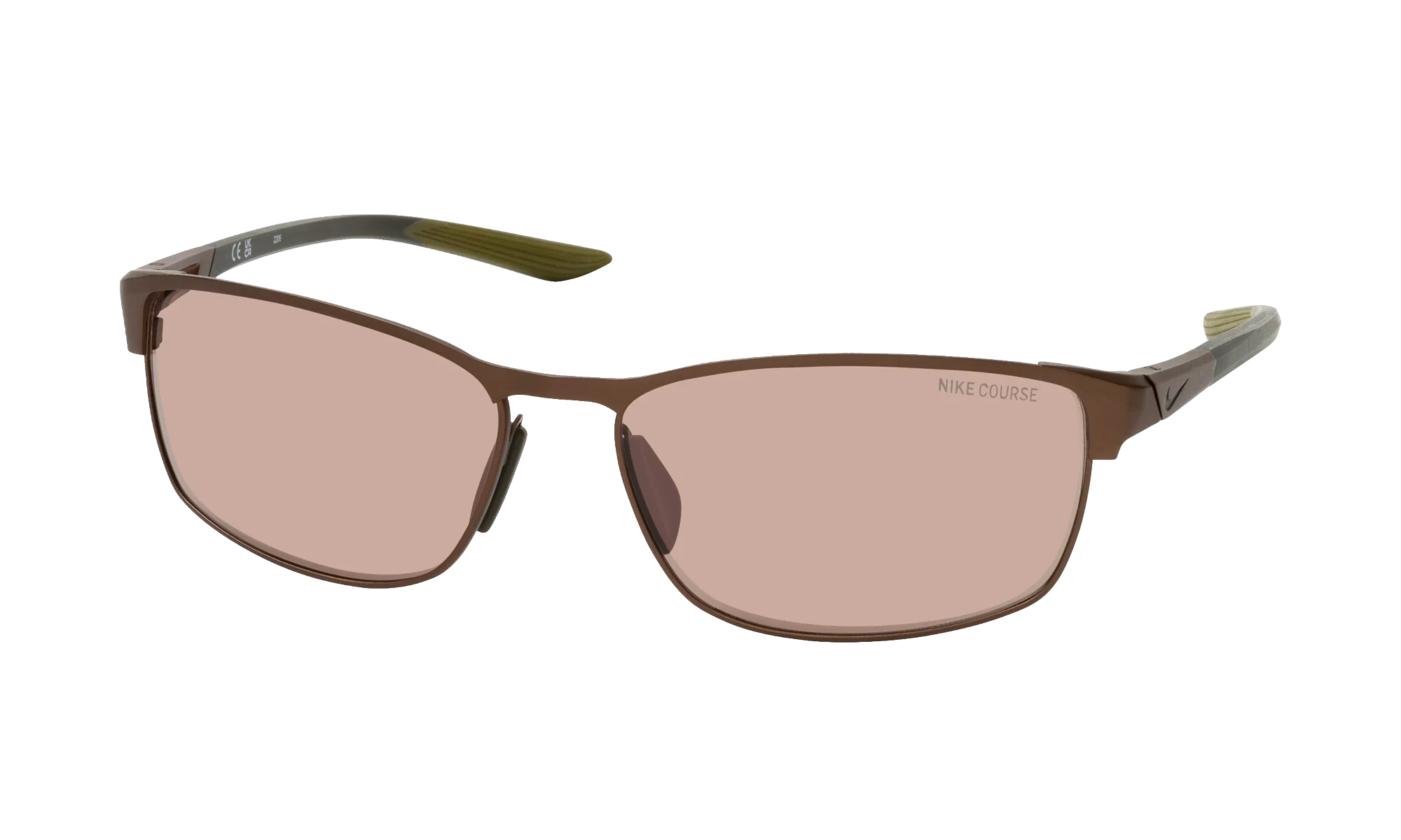 Modern Metal E Sunglasses "Satin Walnut / Course Tint" DZ7365 220