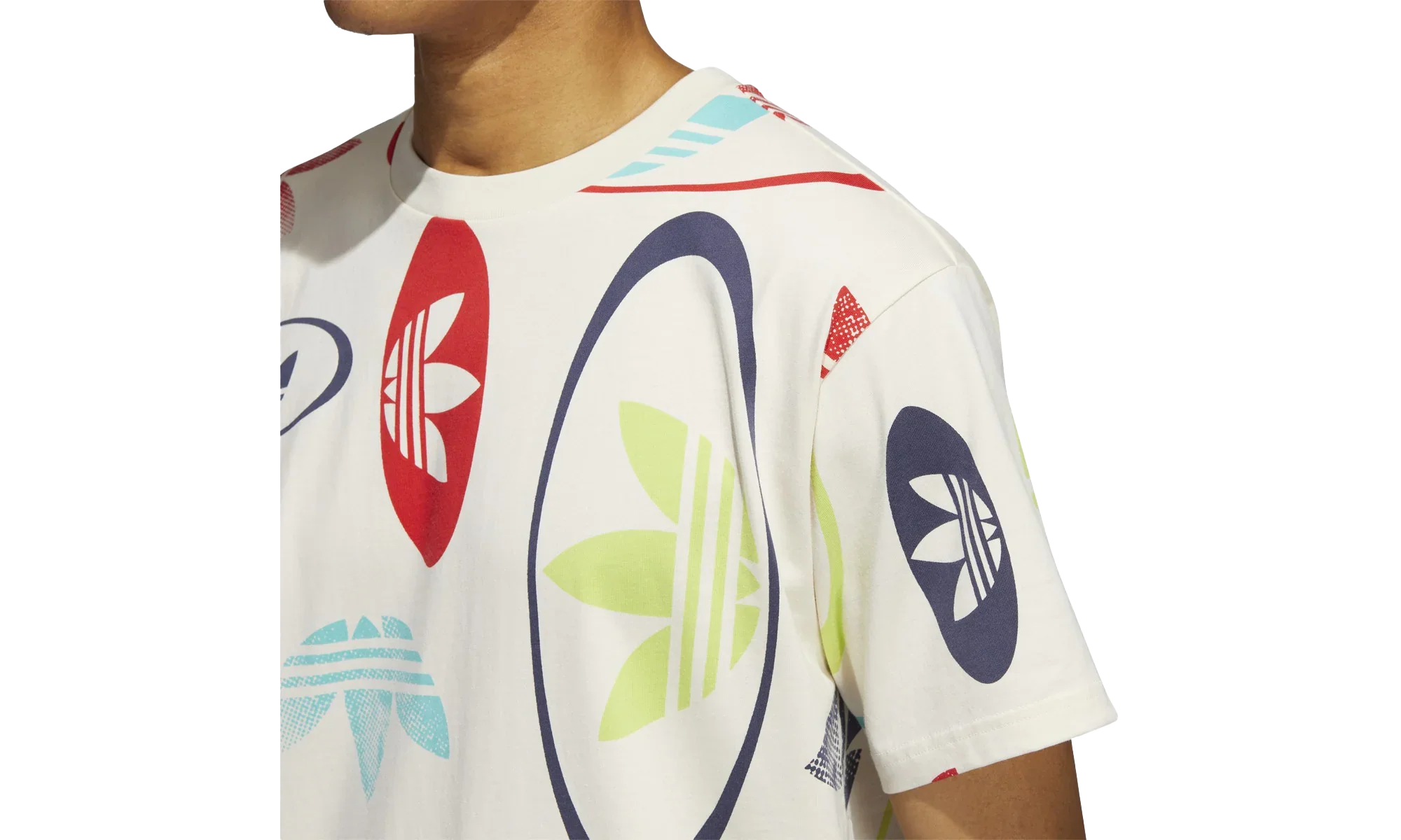 All-Over Print Tee "Wonder White Multi Color" HG3873