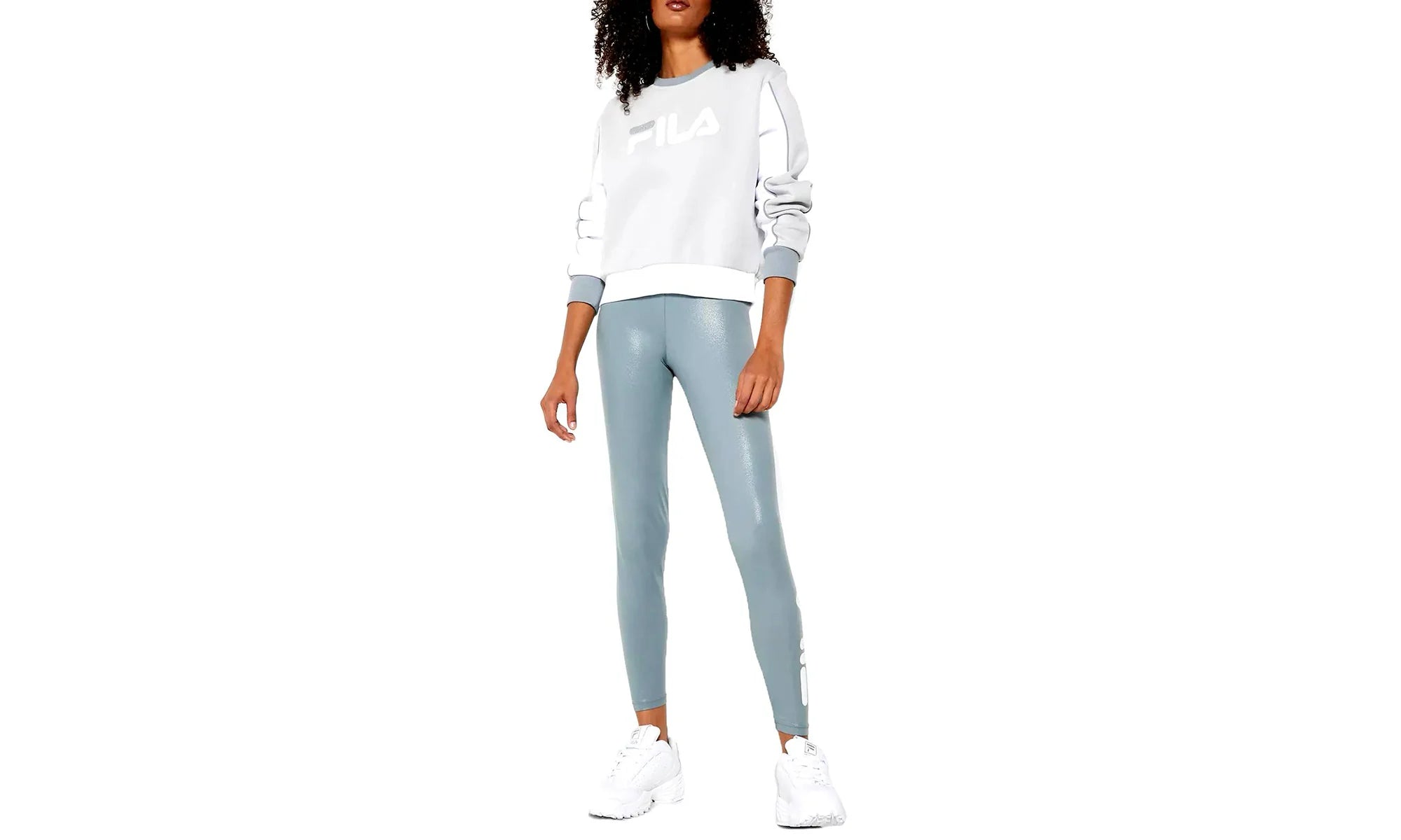 Skyler High Waist Leggings WMNS "Lead White" LW015976 119