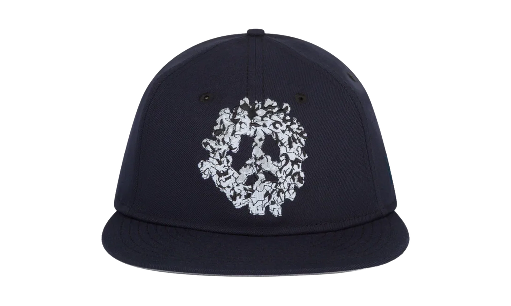 Peace Wreath Snapback Hat "Navy" DT572