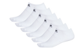 Trefoil No Show Socks (6 Pack) "Black/White" CI9858
