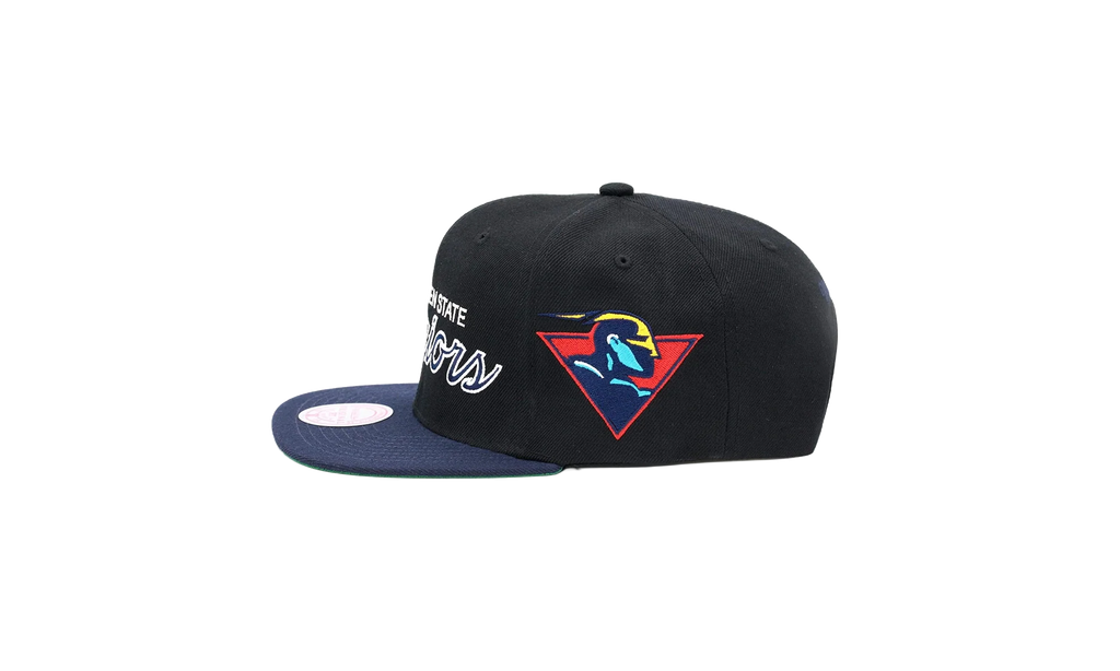 NBA Hardwood Classics Script 2.0 Snapback Cap "Golden State Warriors - Black" HHSS3282 GSWYYPPPBLCK
