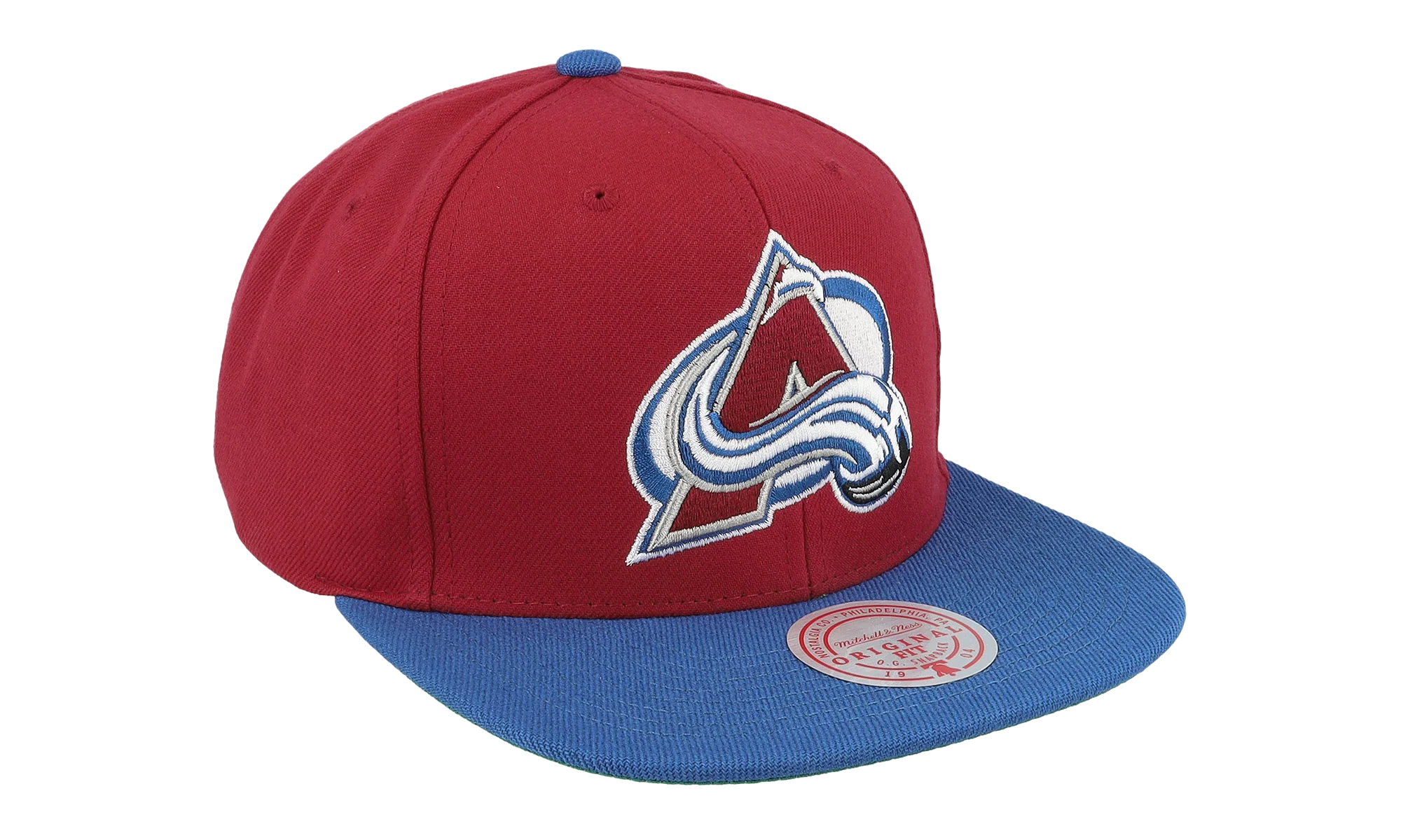 NHL Team 2 Tone 2.0 Snapback Cap "Colorado Avalanche - Red / Light Blue" HHSS5367 CAVYYPPPRDLB
