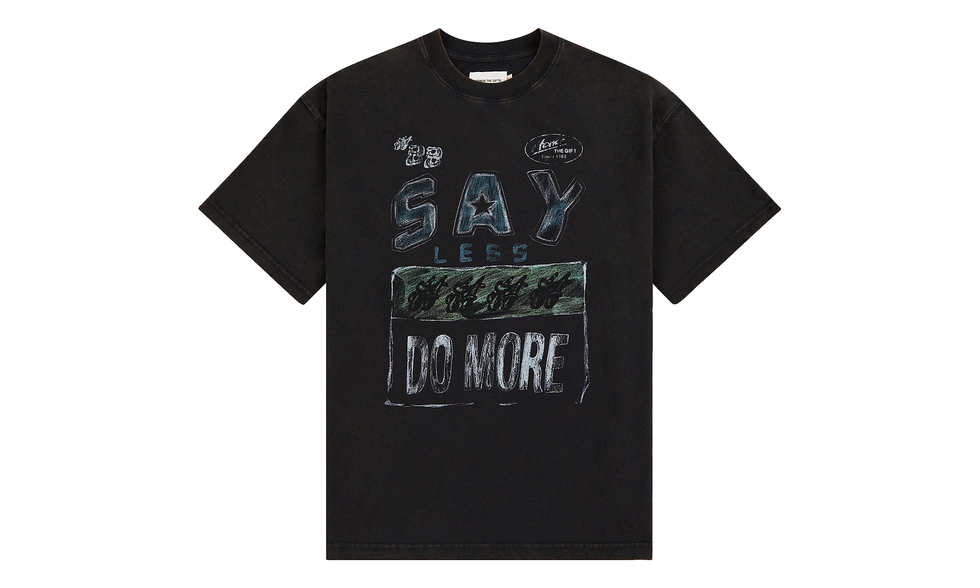Say Less Do More Tee "Black" HTG260196 BLK
