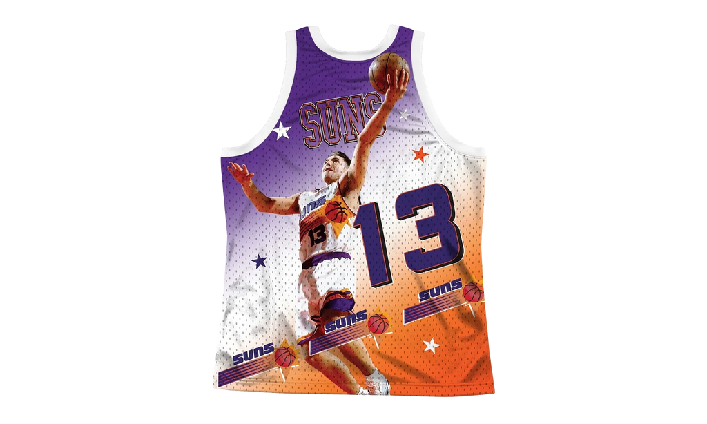NBA Behind The Back Jersey "Phoenix Suns Steve Nash" MSTKMI19002 PSUWHITSNA