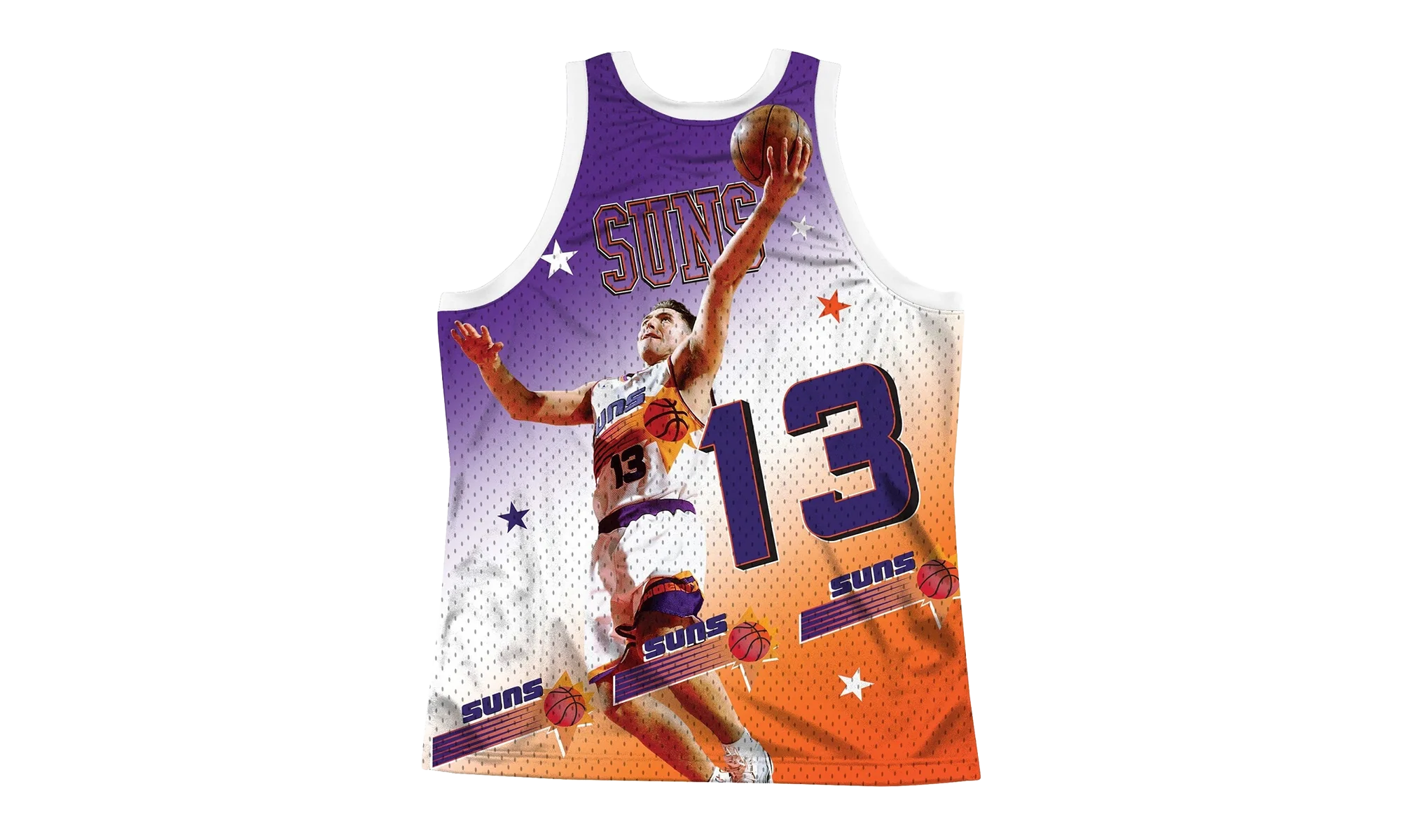 NBA Behind The Back Jersey "Phoenix Suns Steve Nash" MSTKMI19002 PSUWHITSNA