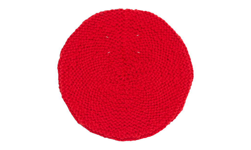 KNITTED BERET "RED" S50TC0072S18420314