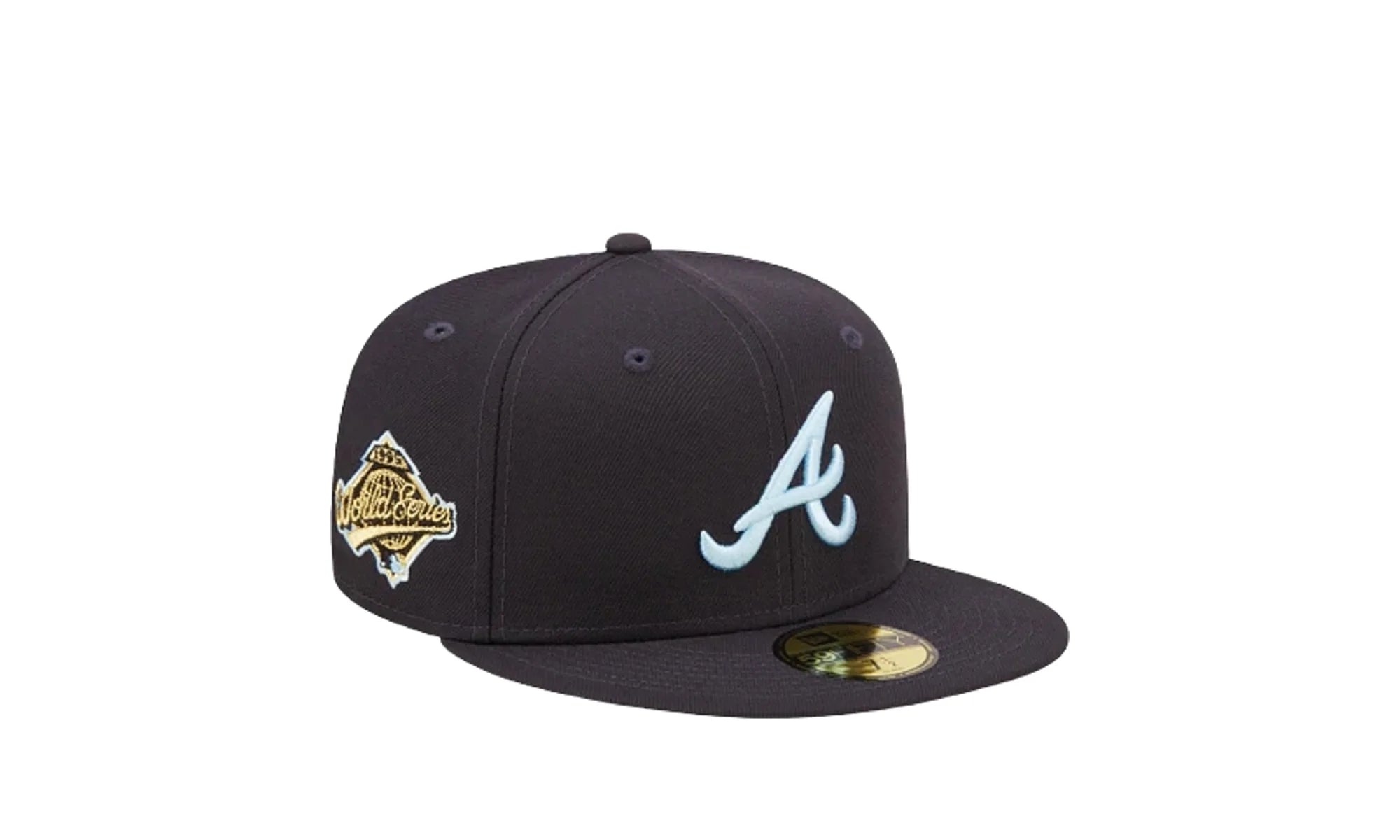 59Fifty MLB Atlanta Braves Cloud Under Fitted Hat "Navy" 60243787