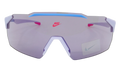 Limitless Shield Mirrored Sunglasses "Amethyst Tint / Blue Flash" IB3521X 538