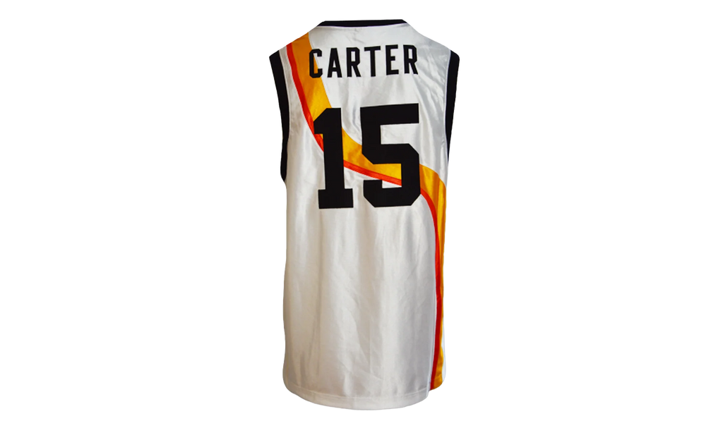 Roswell Rayguns Vince Carter Basketball Jersey "White / Gold Orange" CV1970 100