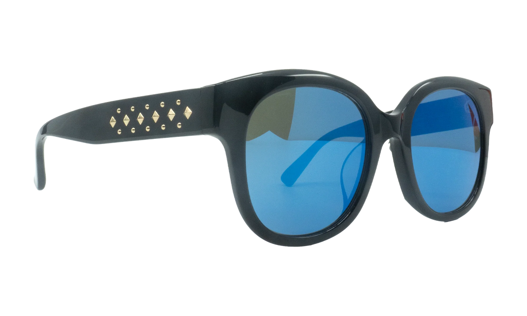 Cat Eye Sunglasses "Black/Gold" MCM623SK-008