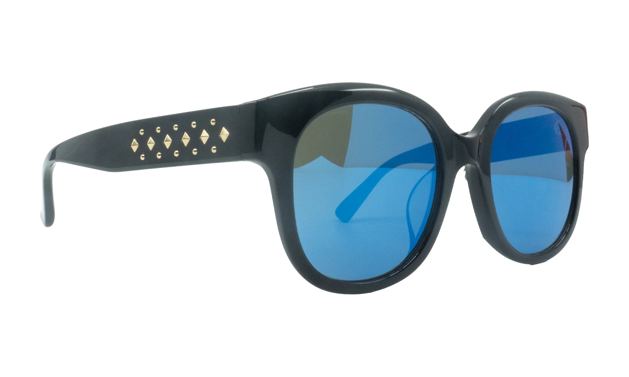 Cat Eye Sunglasses "Black/Gold" MCM623SK-008