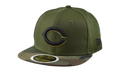 59FIFTY Cincinnati Reds Fitted Hat "Olive Camo" 70423591